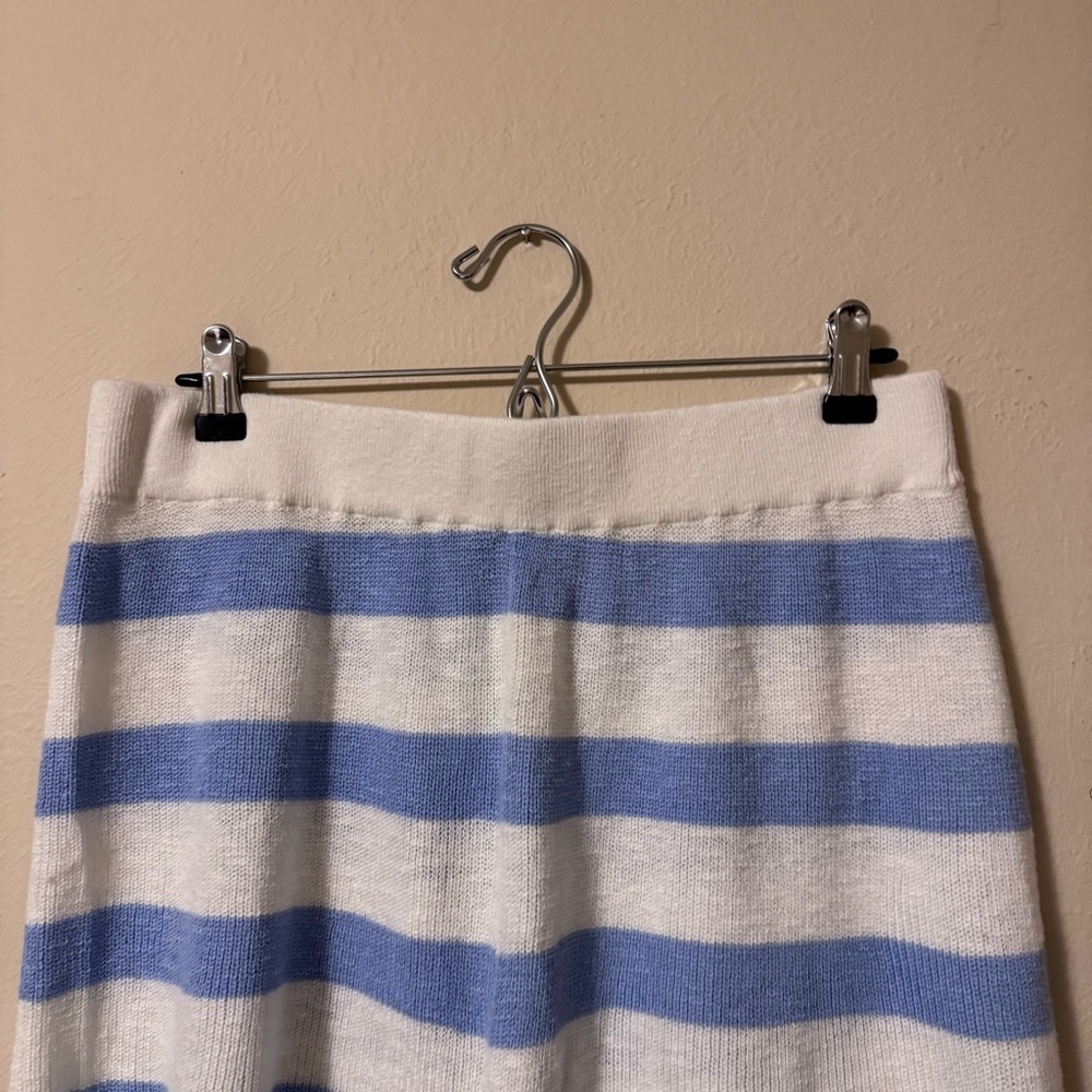 Free-est blue white striped knot shorts Size XL - Picture 2 of 8